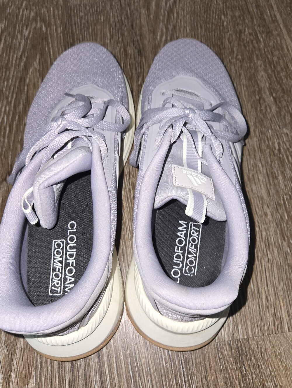 Adidas XPLR Purple Size 9 Workout Shoes Running Sneakers Cloudfoam - Picture 4 of 7